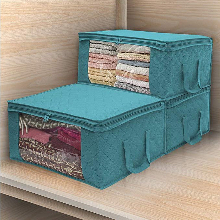 Non-woven Wardrobe Storage Bag Quilts Clothing - Rusted Decor 