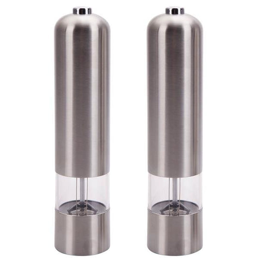 2pcs Stainless Steel Electric Automatic Pepper Mills Salt Grinder - 32 - 88470546