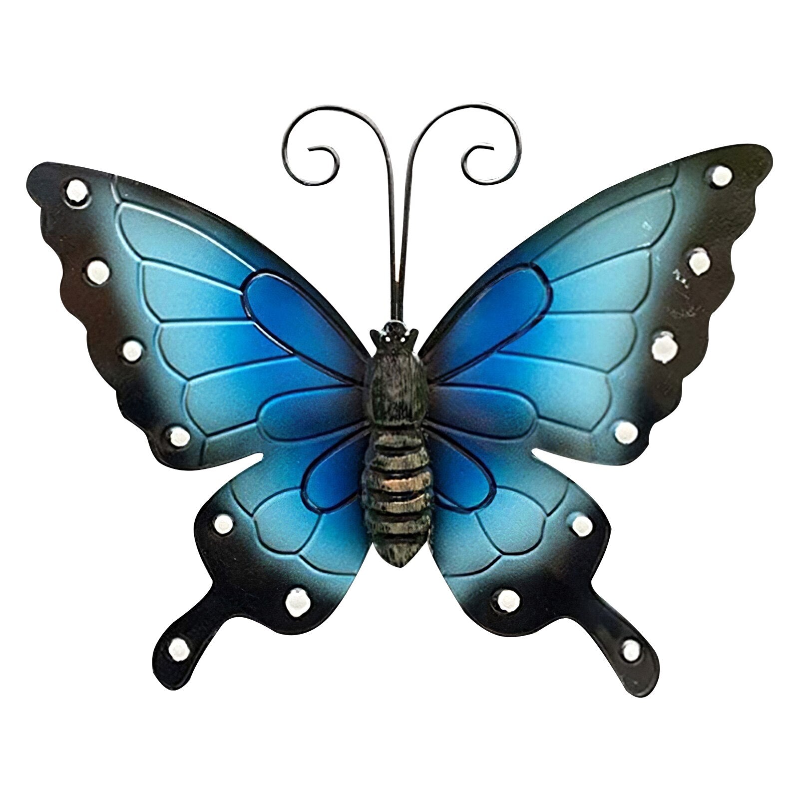 3d Metal Butterfly Wall Stickers For Living Room - 857210 - Black