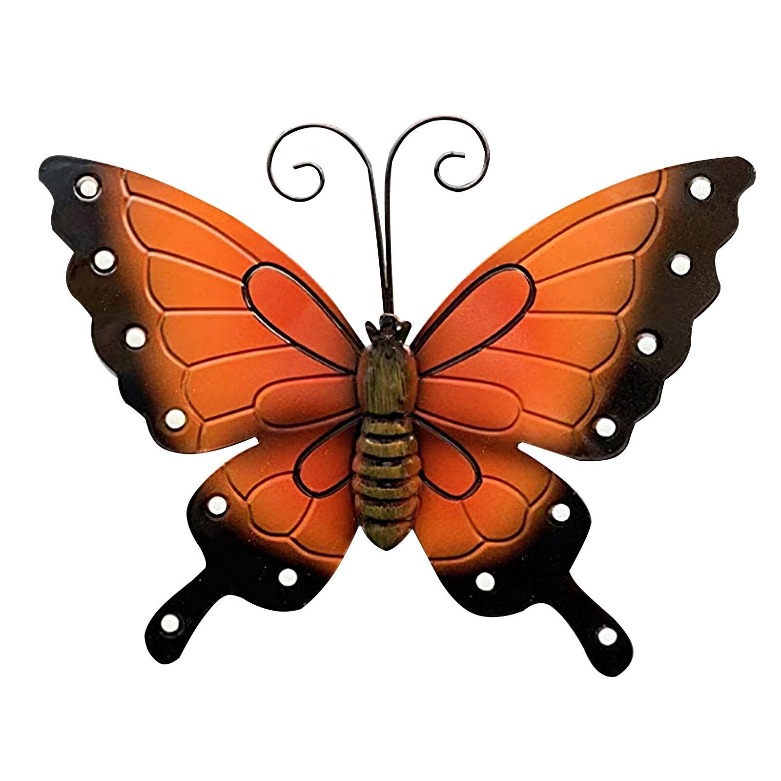 3d Metal Butterfly Wall Stickers For Living Room - 857210 - Black