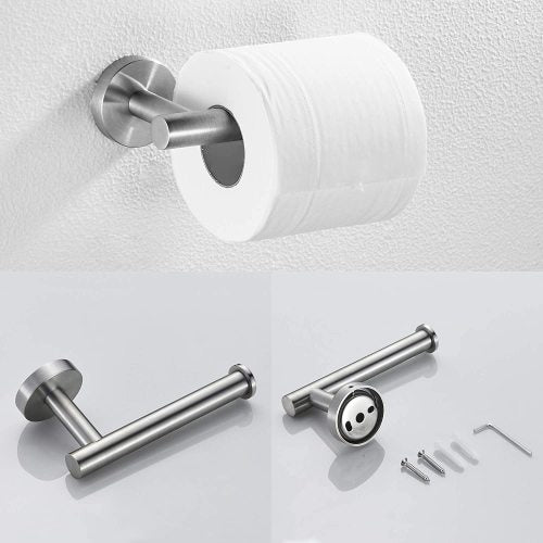 3 Pieces Bathroom Hardware Set - 89 - THG04NS - SILVER