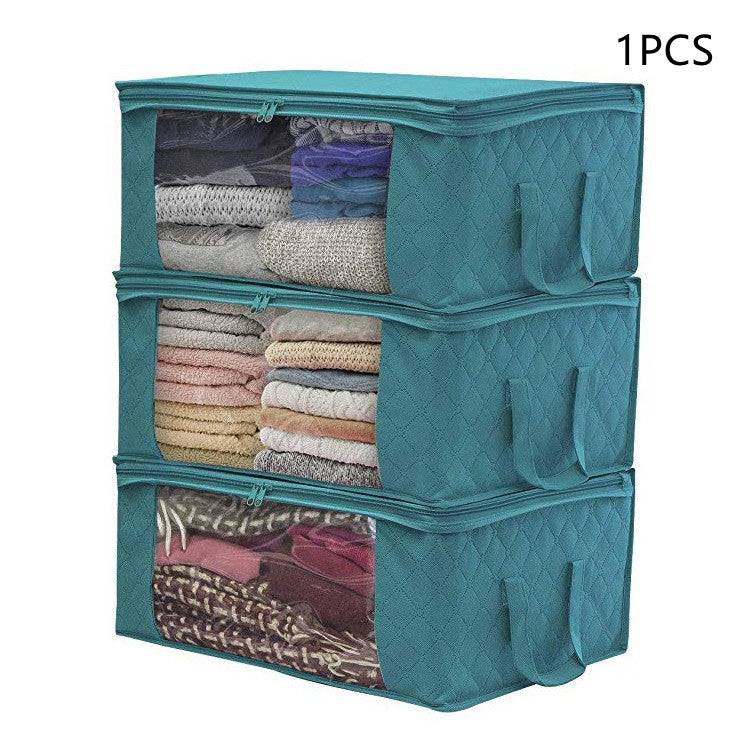 Non-woven Wardrobe Storage Bag Quilts Clothing - Rusted Decor 