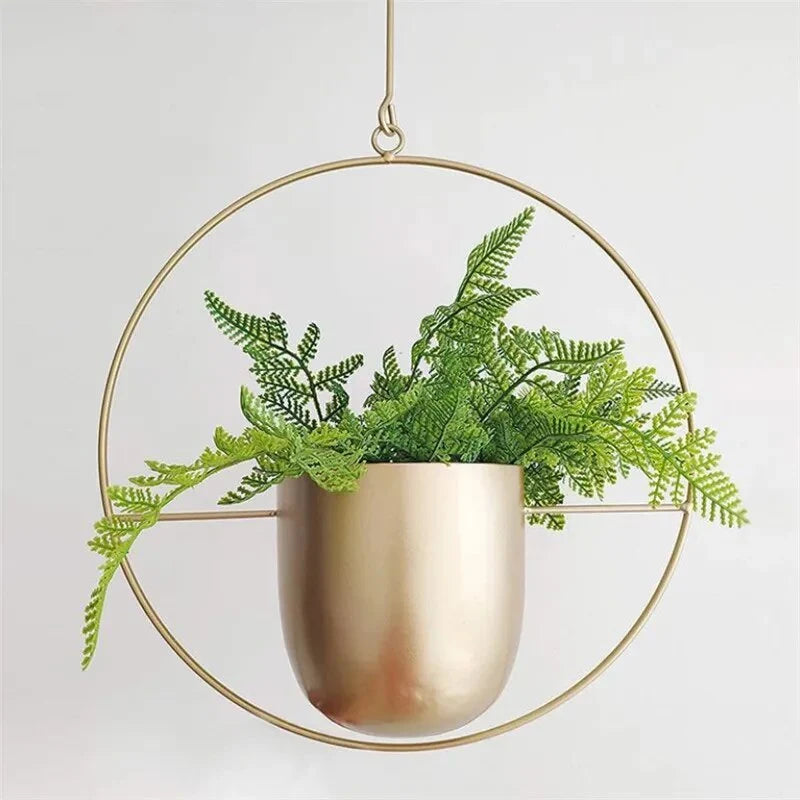 Creative Hanging Indoor Planter - Rusted Decor 