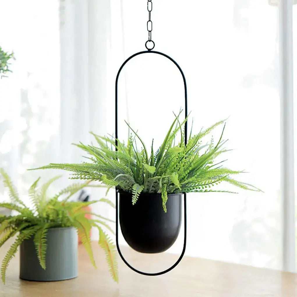 Creative Hanging Indoor Planter - Rusted Decor 