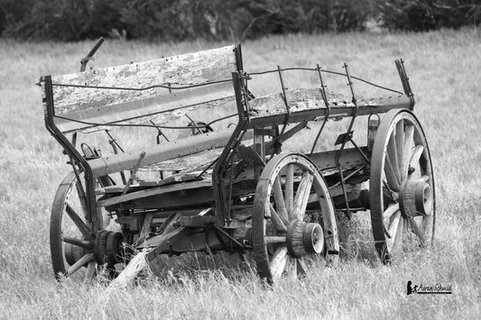 Old Wagon Canvas - Rusted Decor 