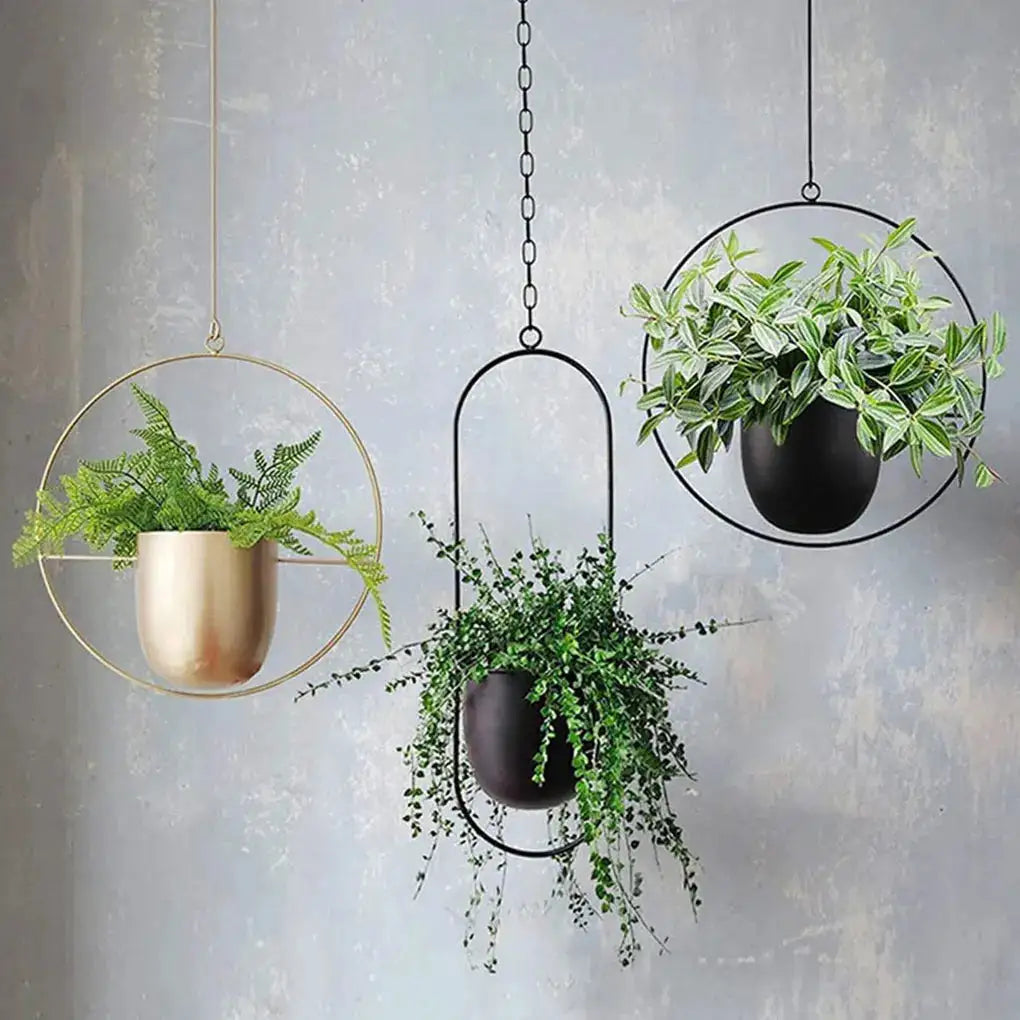 Creative Hanging Indoor Planter - Rusted Decor 