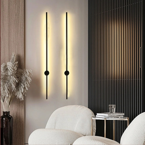 Modern LED Linear Wall Light Long Strip Wall Lamp Acrylic LED Strip - Rusted Decor 