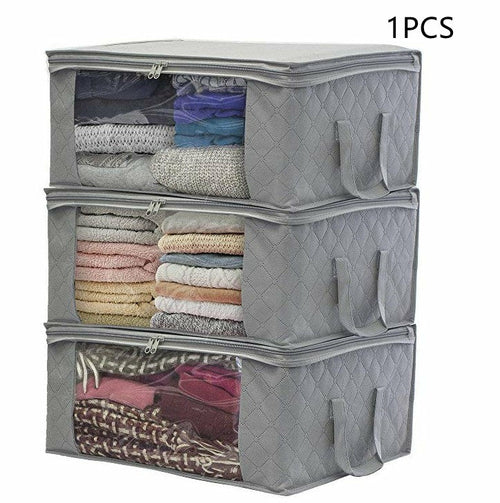 Non-woven Wardrobe Storage Bag Quilts Clothing - Rusted Decor 