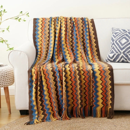 Bohemia Throw Blanket - Rusted Decor 