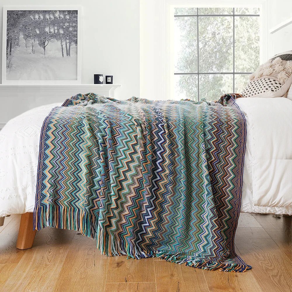 Bohemia Throw Blanket - Rusted Decor 