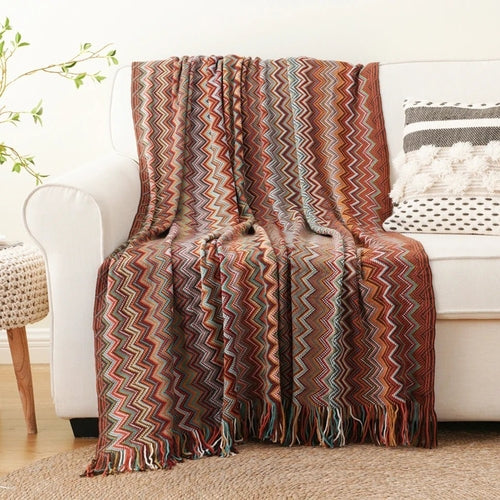 Bohemia Throw Blanket - Rusted Decor 