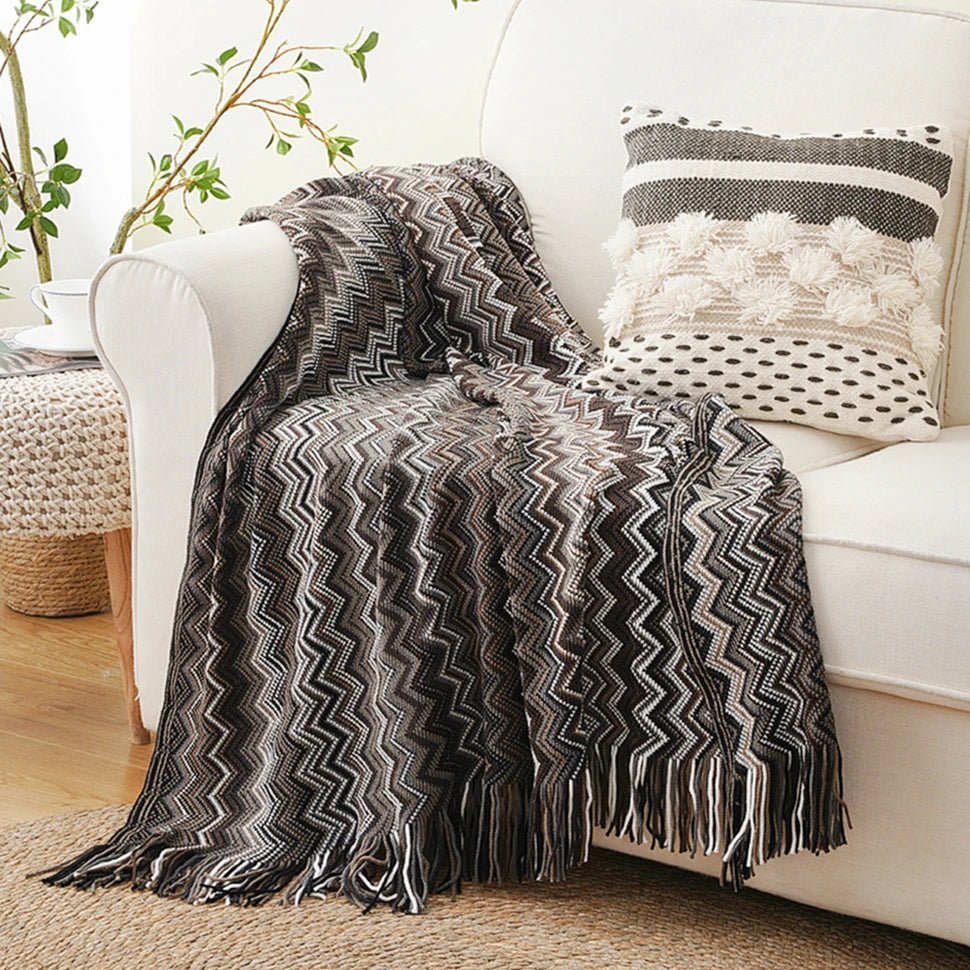 Bohemia Throw Blanket - Rusted Decor 