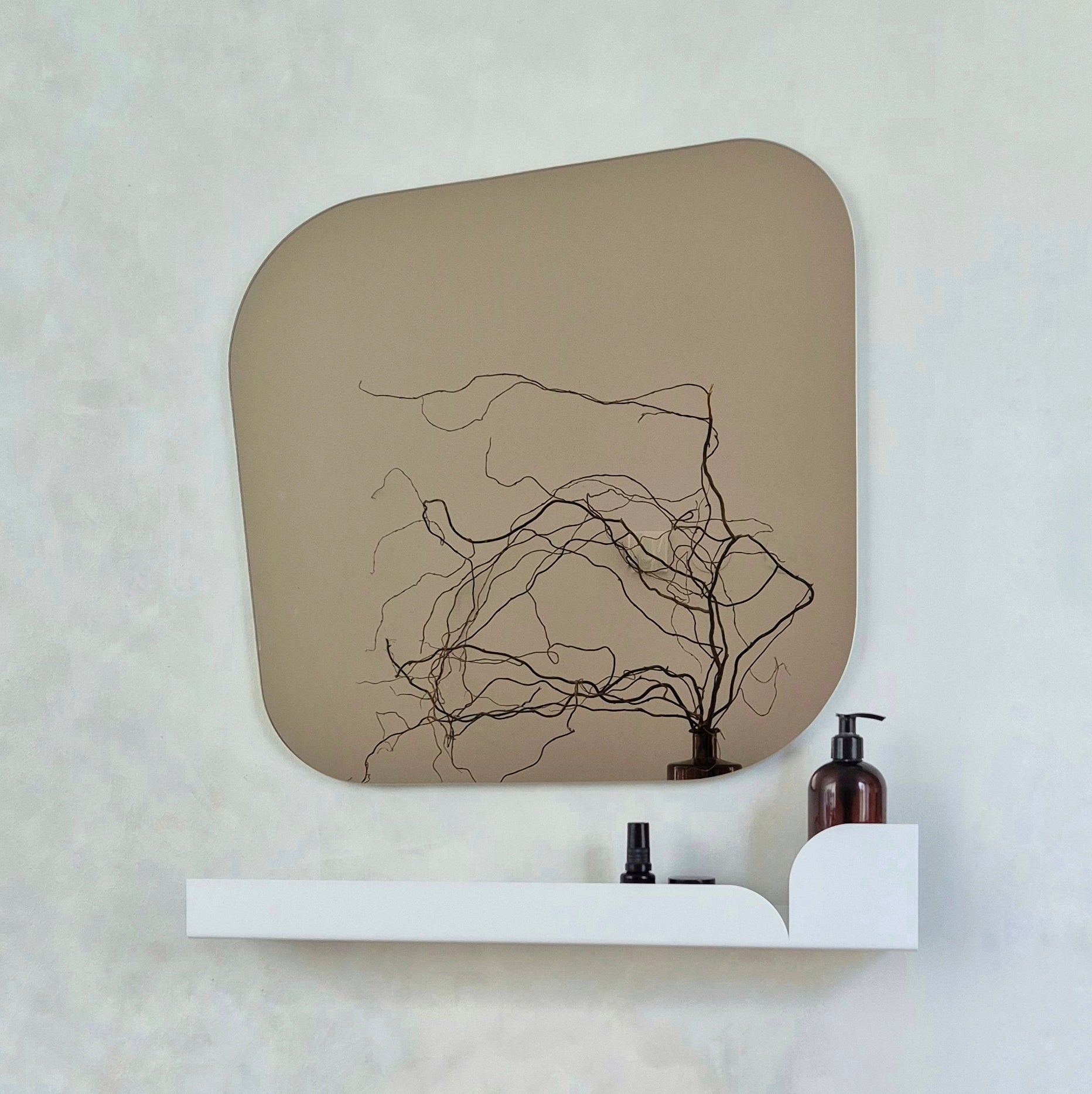 Wall mirror QUAD | regular, gray or bronze - Rusted Decor 