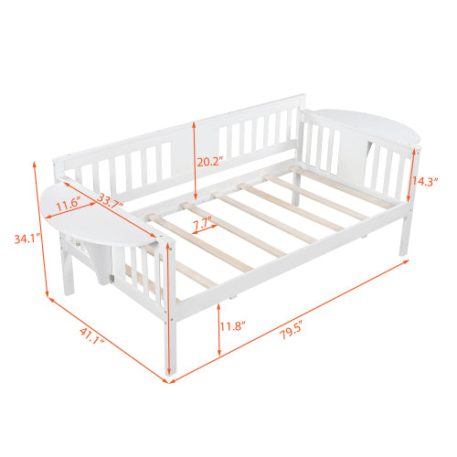 Twin size Daybed with Twin Rails - Rusted Decor 