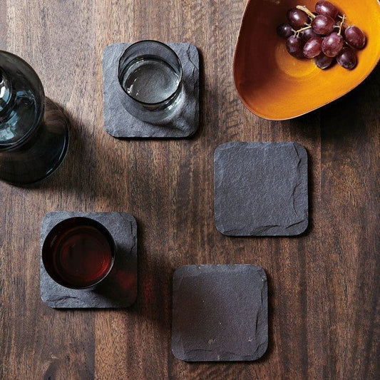 Slate Coaster Set - Rusted Decor 