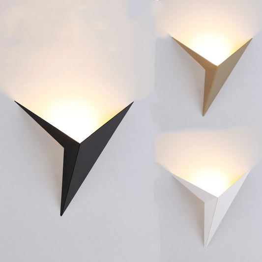 Wall Lamp Modern Minimalist Triangle Shape Led Wall Lamp Door Light - Rusted Decor 