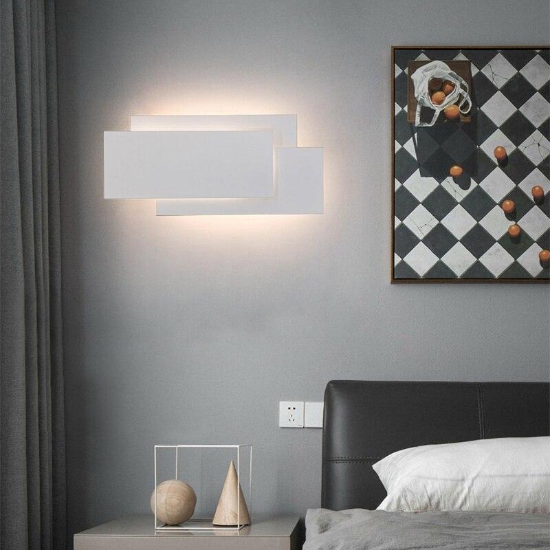 Modern Creativity LED wall lamp Simplicity aluminum Acrylic sconces - Rusted Decor 