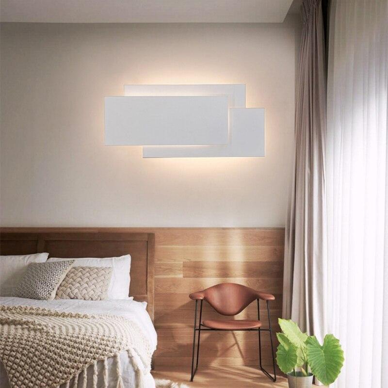 Modern Creativity LED wall lamp Simplicity aluminum Acrylic sconces - Rusted Decor 