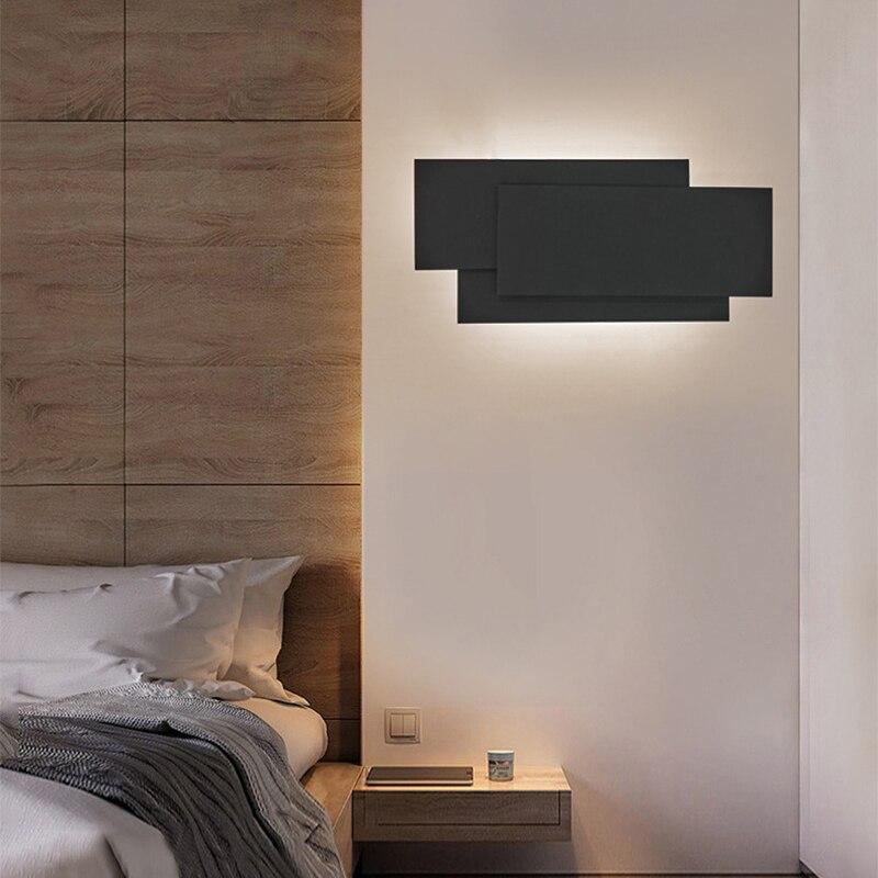 Modern Creativity LED wall lamp Simplicity aluminum Acrylic sconces - Rusted Decor 